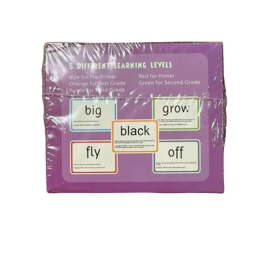Spring Flower 220 Sight Word Flash Cards 235 pcs Ages 4+ Educational Game New